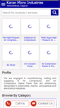Mobile Screenshot of karanindustriesindia.com